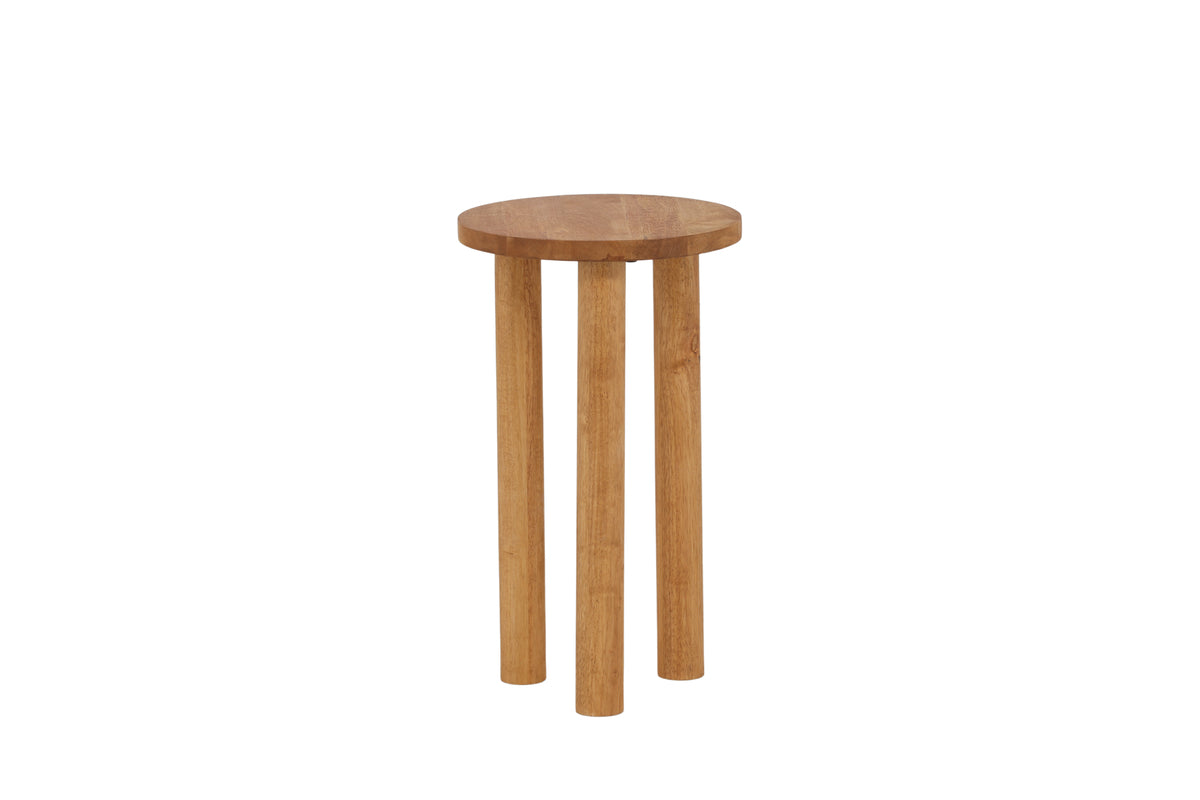 Duxbury Side Table ⌀35 Brun