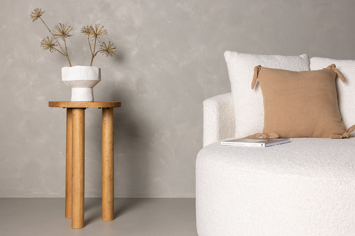 Duxbury Side Table ⌀35 Brun