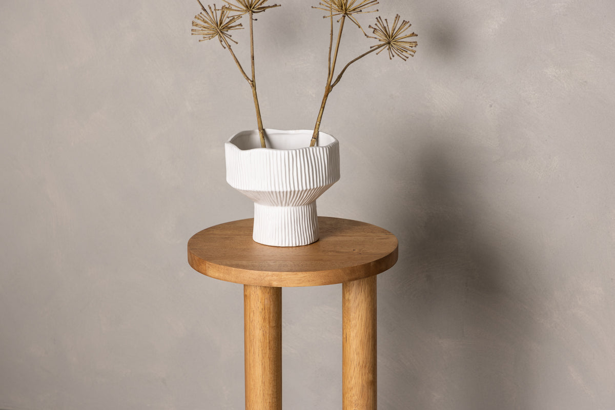 Duxbury Side Table ⌀35 Brun
