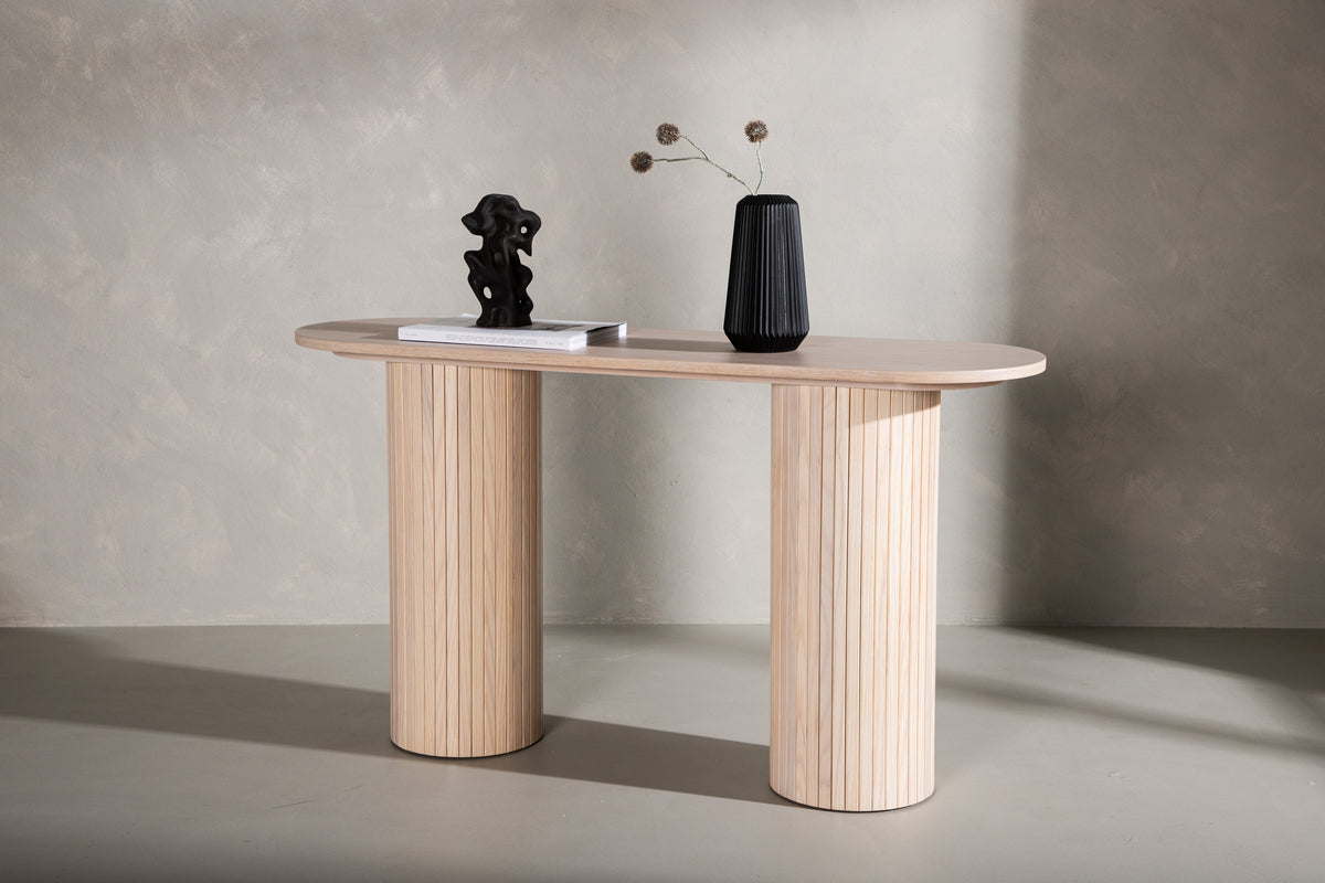 Bianca Sidebord 130 x 40 Hvidvasket