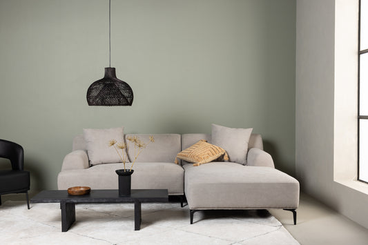 3-personers sofa, lysegrå