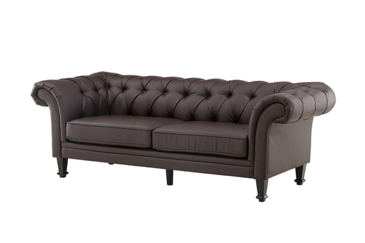 3-personers sofa, brun