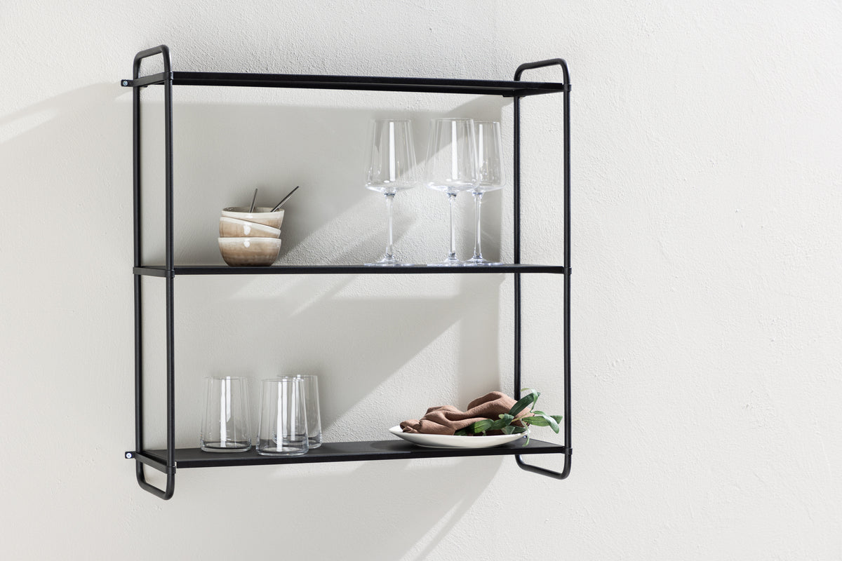 Lyon Hylde 18 x 62 x 63 Sort