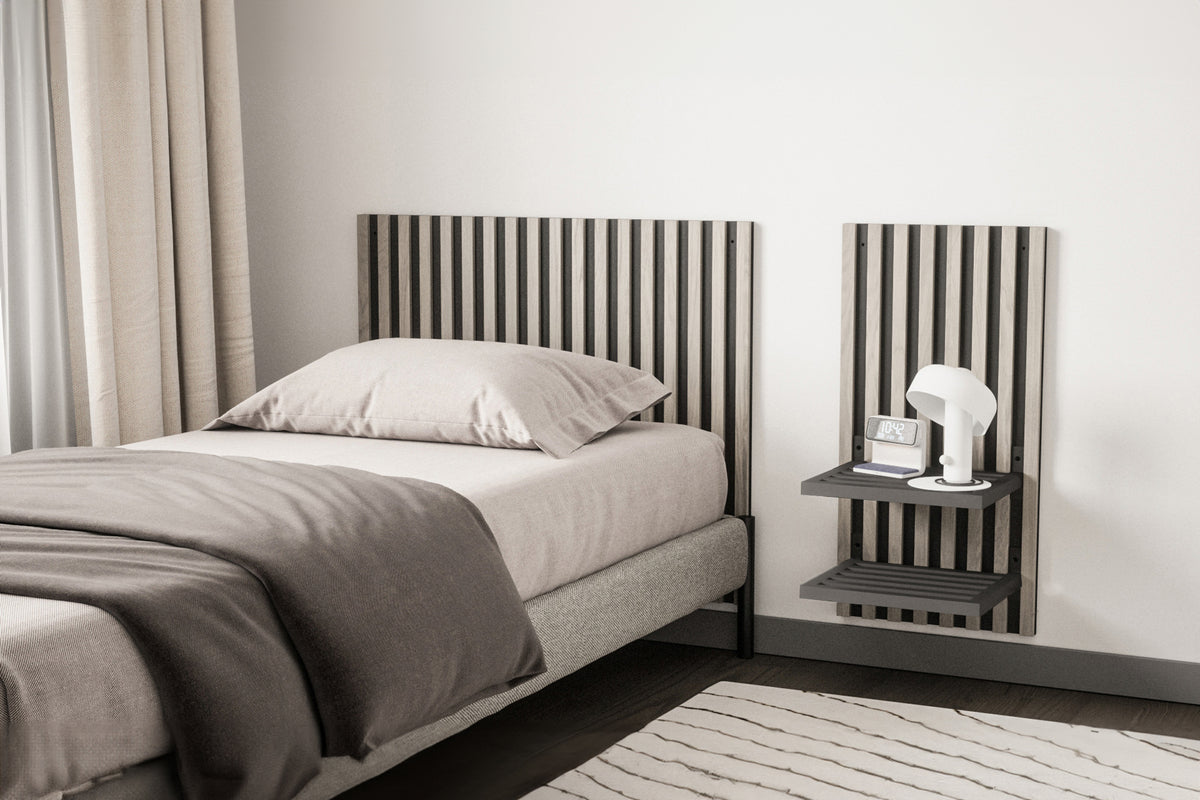 Caen Sidebord 35 x 30 Sort