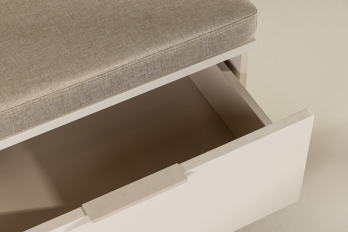 Nice Pude Bænk 60 x 120 x 6 Beige