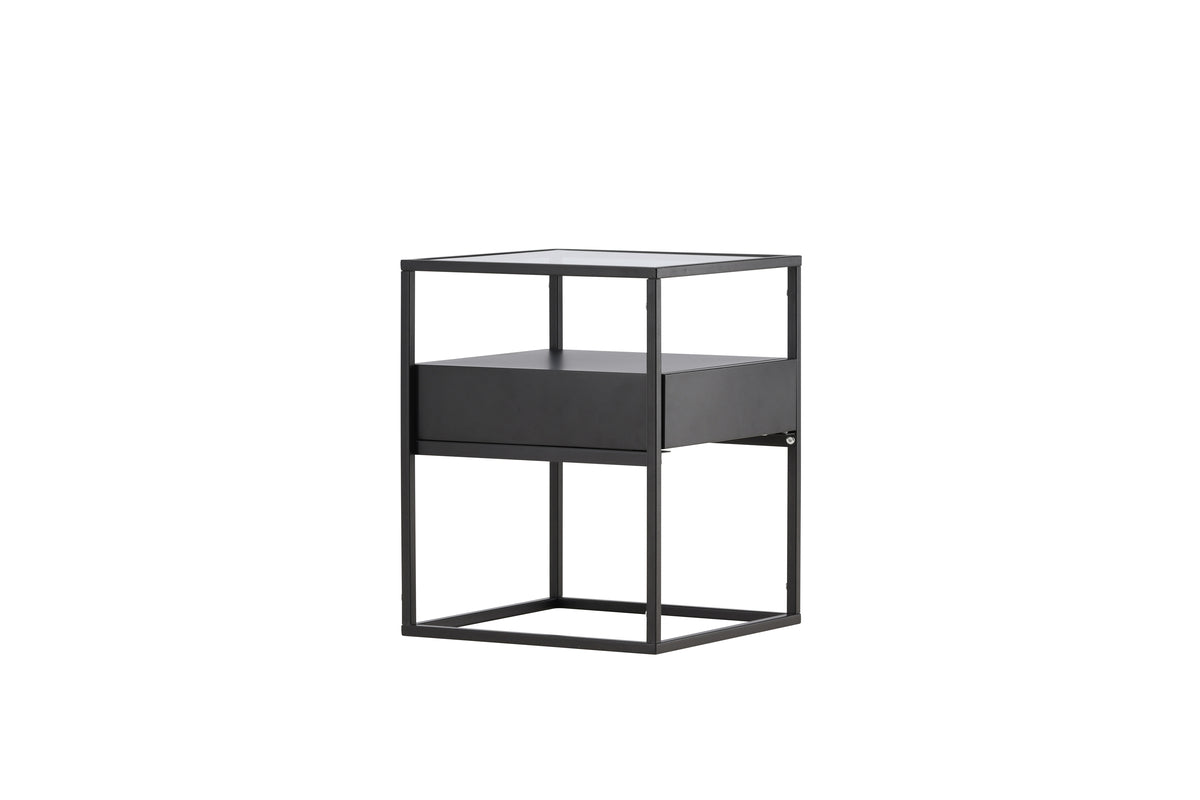Fortaleza Sidebord 40 x 40 Sort