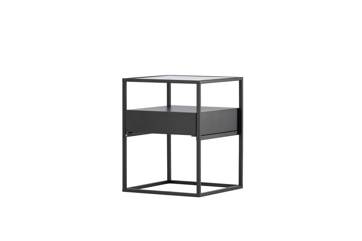 Fortaleza Sidebord 40 x 40 Sort