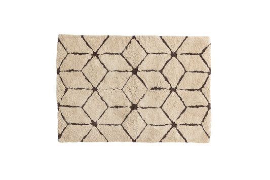 Petrus Rectangular Carpet 90 x 60 Brown