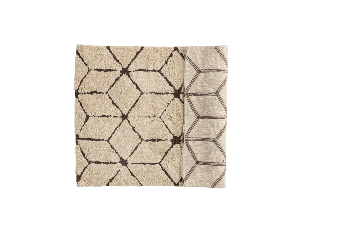 Petrus Rectangular Carpet 90 x 60 Brown