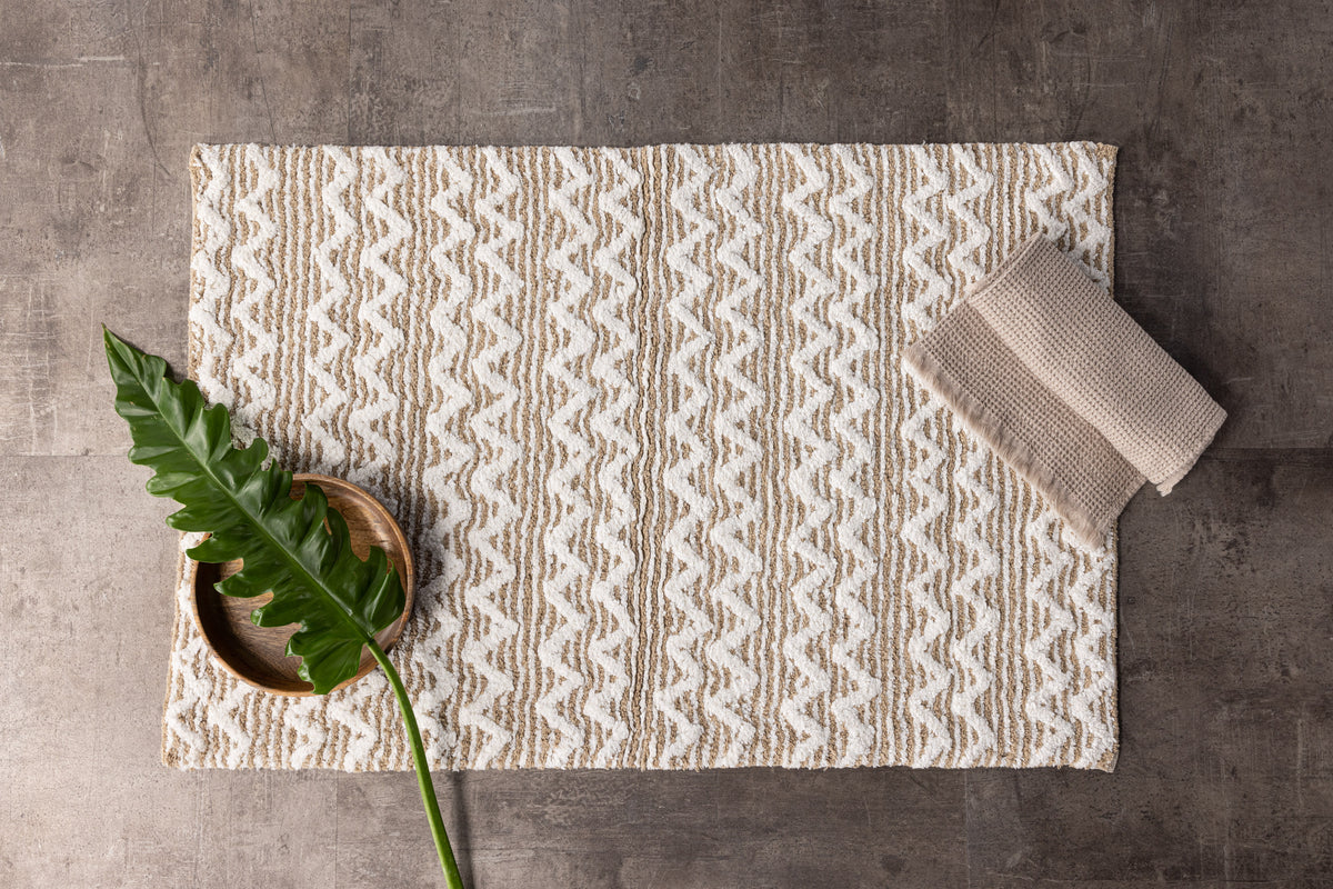 Philippa Rectangular Carpet 90 x 60 Sand
