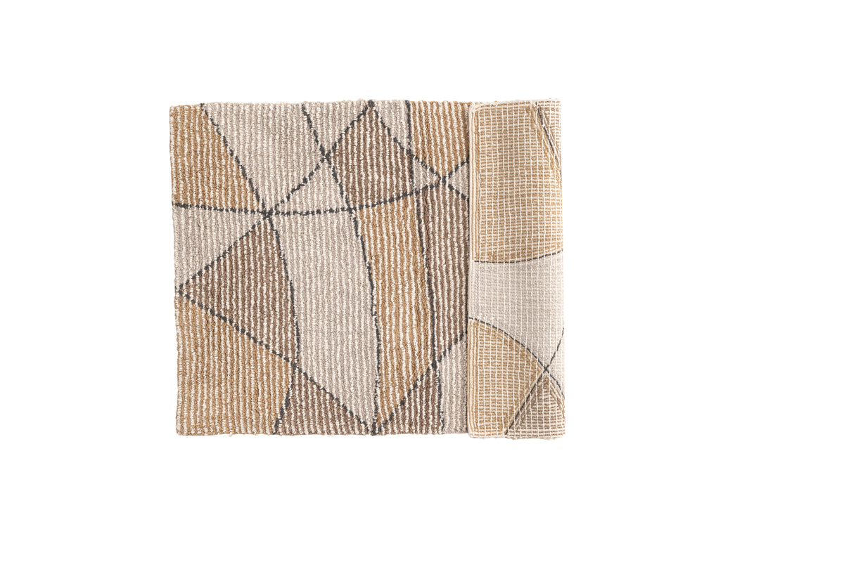 Loui Rectangular Carpet 90 x 60 Ivory