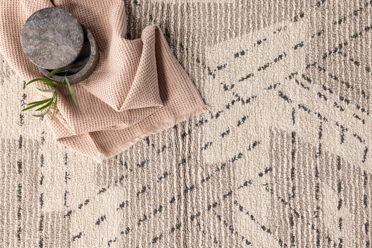 Lorentz Rectangular Carpet 90 x 60 Greige