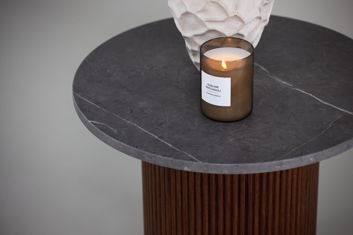 Härön Side Table ⌀52 Valnød