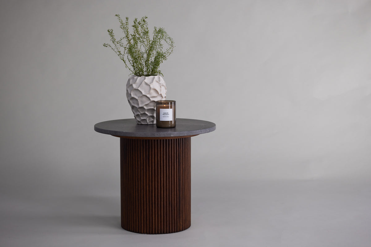 Härön Side Table ⌀52 Valnød