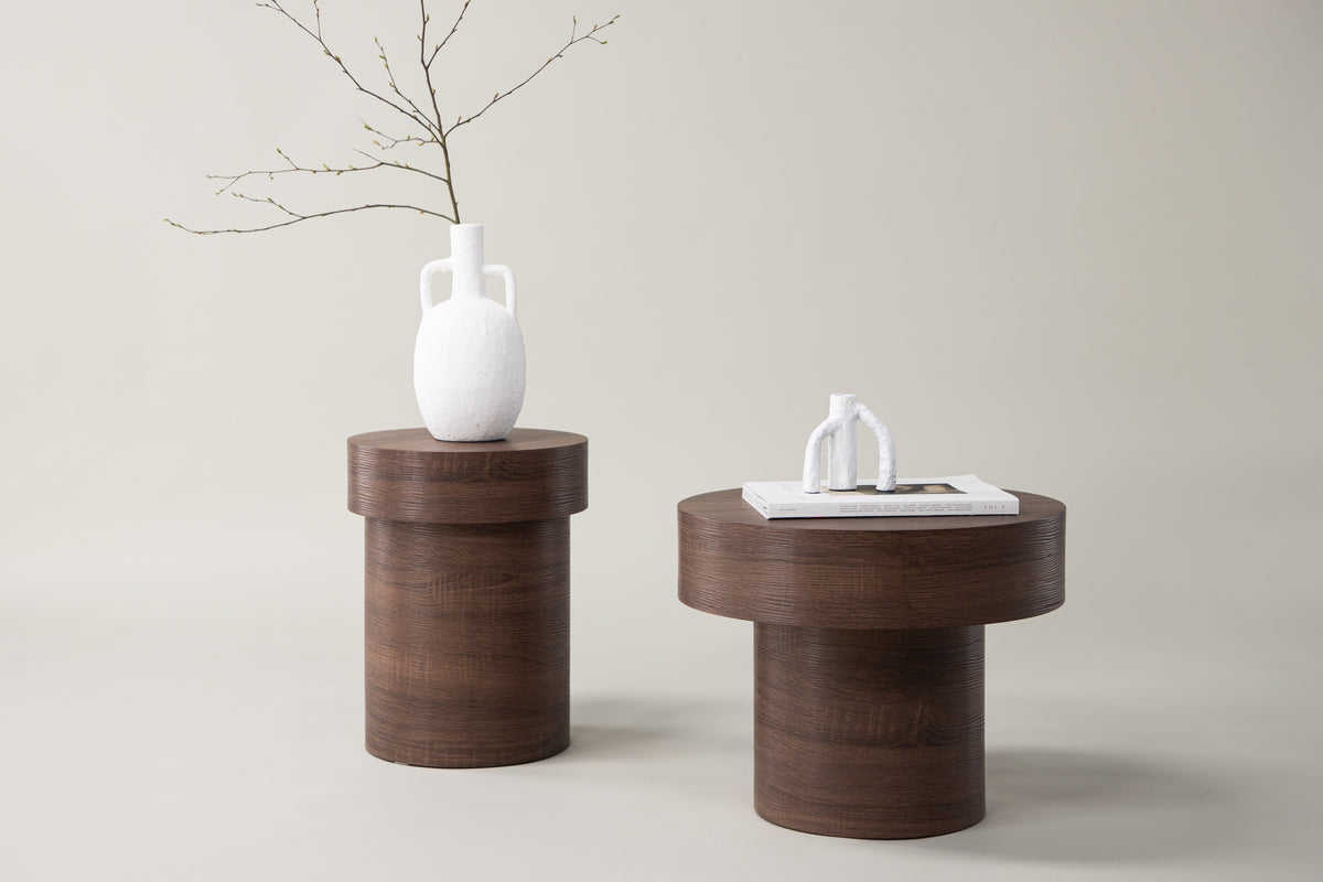 Malung Side Table ⌀35 Brun