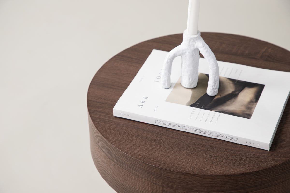 Malung Side Table ⌀50 Brun