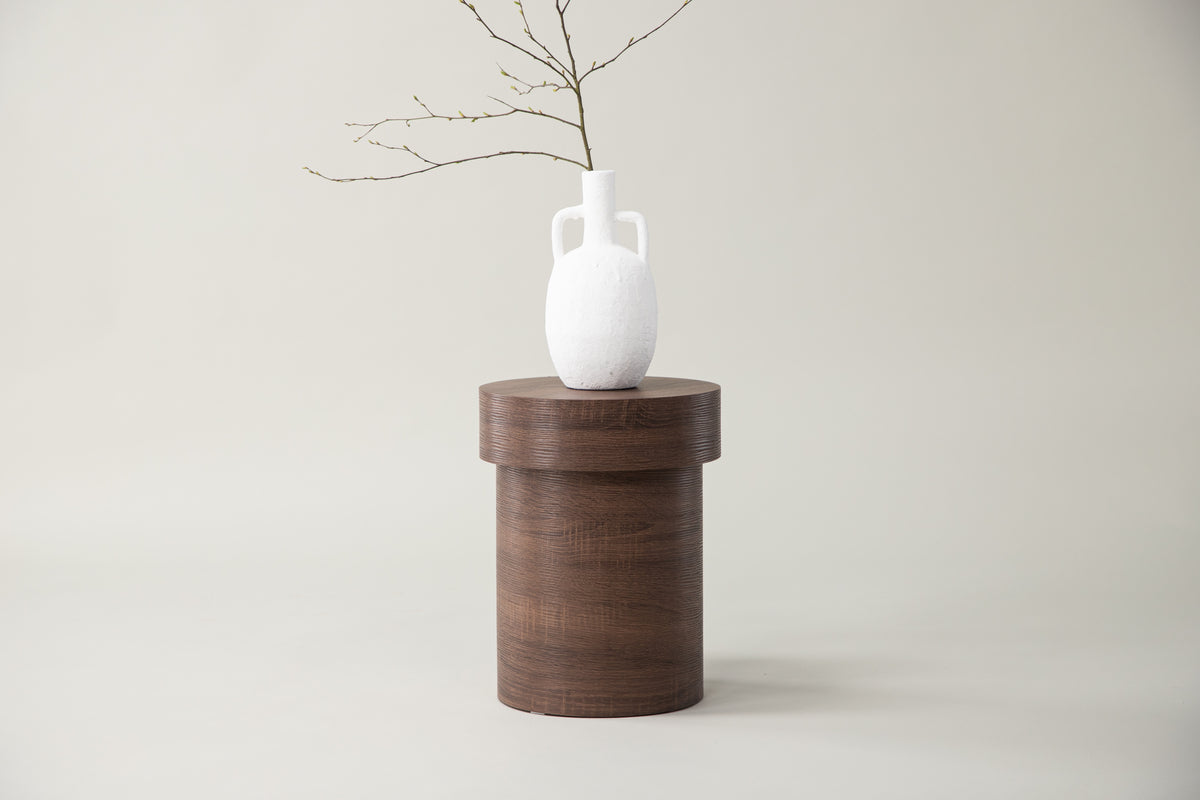 Malung Side Table ⌀35 Brun