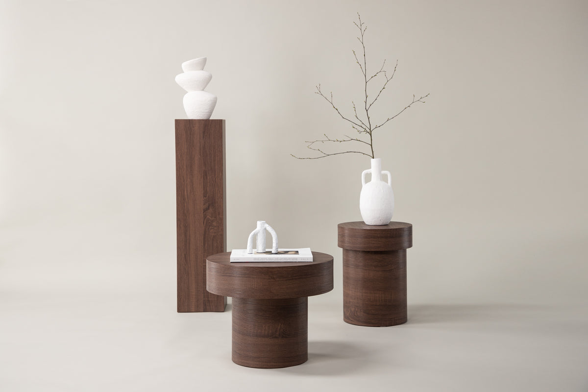 Malung Side Table ⌀50 Brun