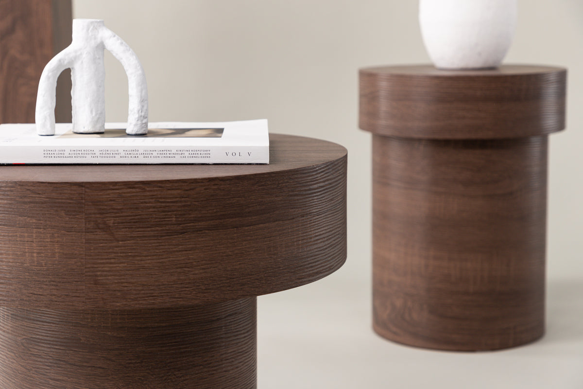 Malung Side Table ⌀50 Brun