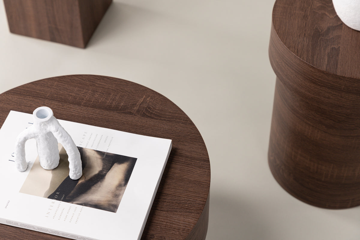 Malung Side Table ⌀35 Brun