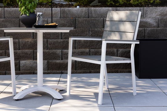 Spisebordsstol 2-pak Grå