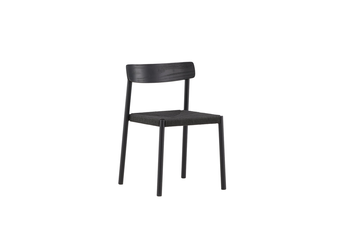 Malmön Spisebordsstol Sort