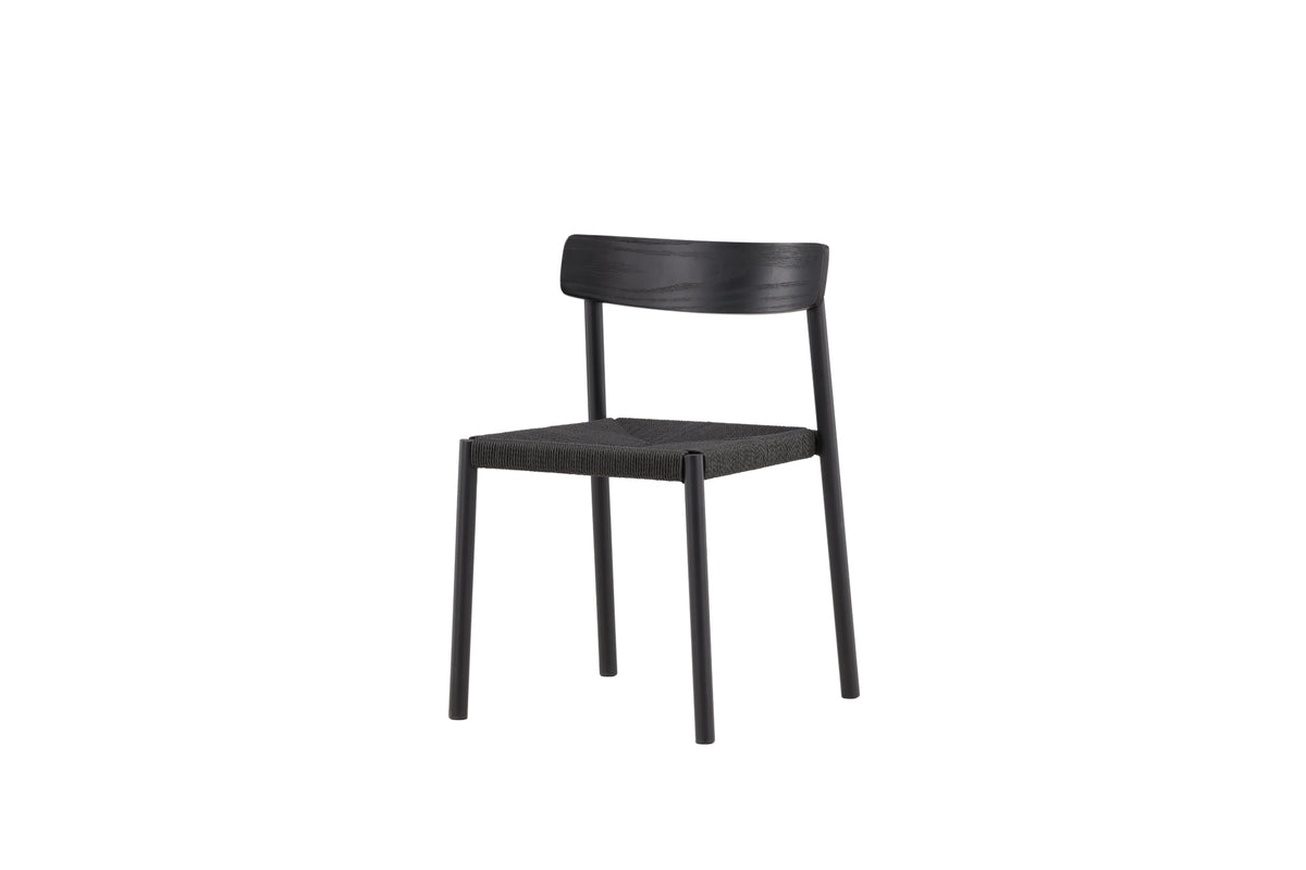 Malmön Spisebordsstol Sort