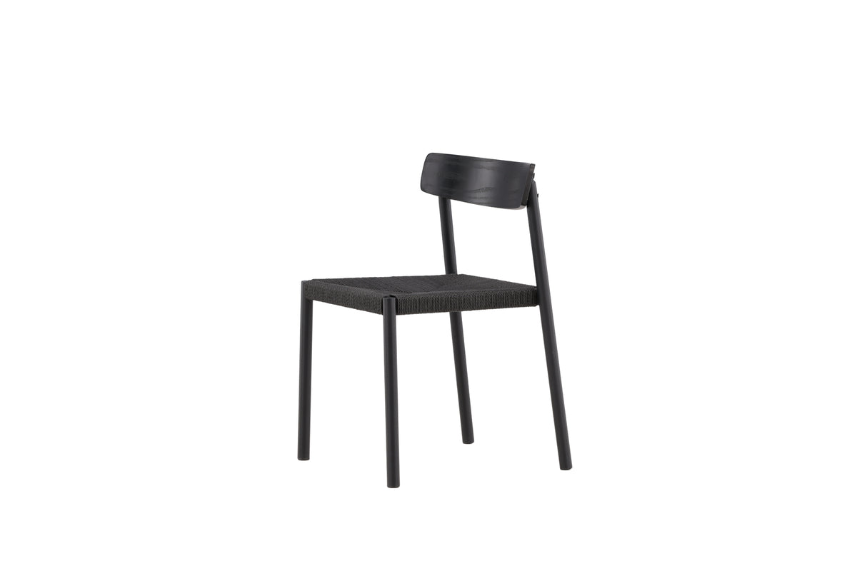 Malmön Spisebordsstol Sort