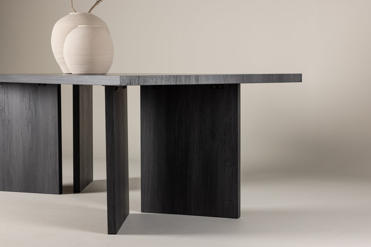 Bassholmen Rektangulært Spisebord 240 x 100 Sort