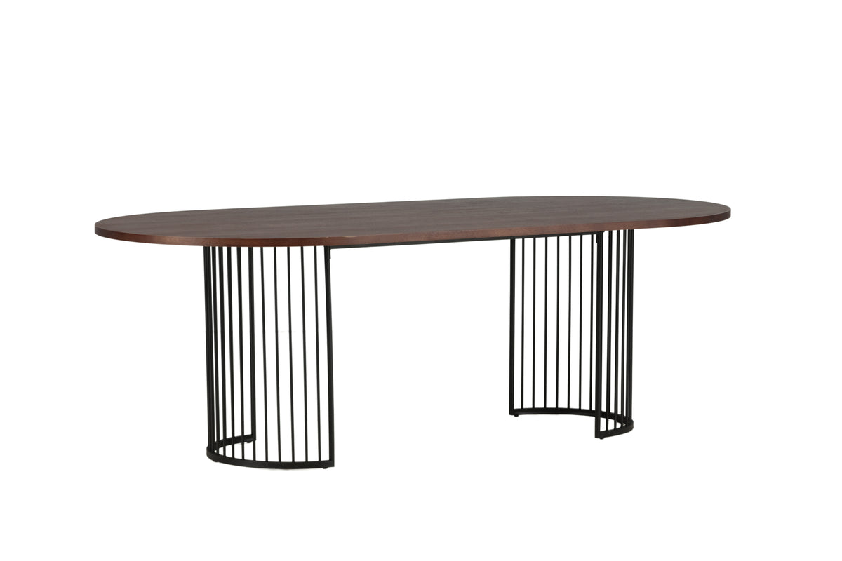 Hamneskär Oval Spisebord 220 x 110 Valnød