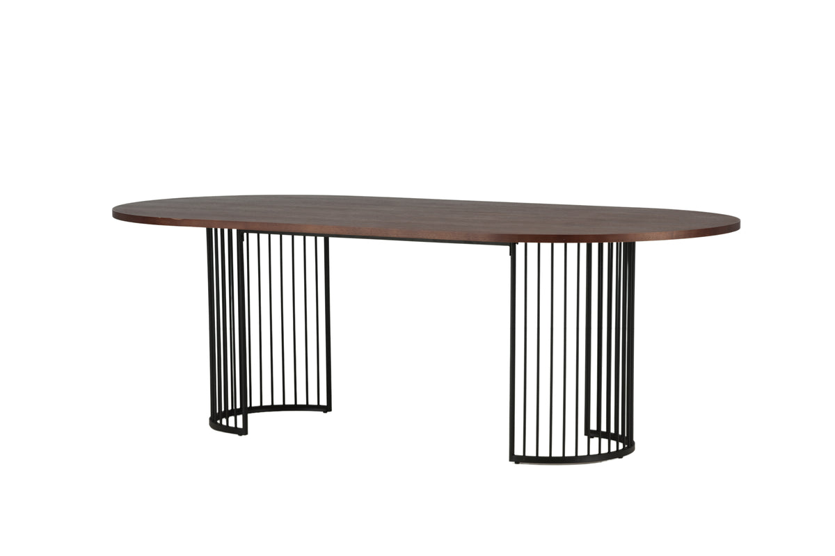 Hamneskär Oval Spisebord 220 x 110 Valnød