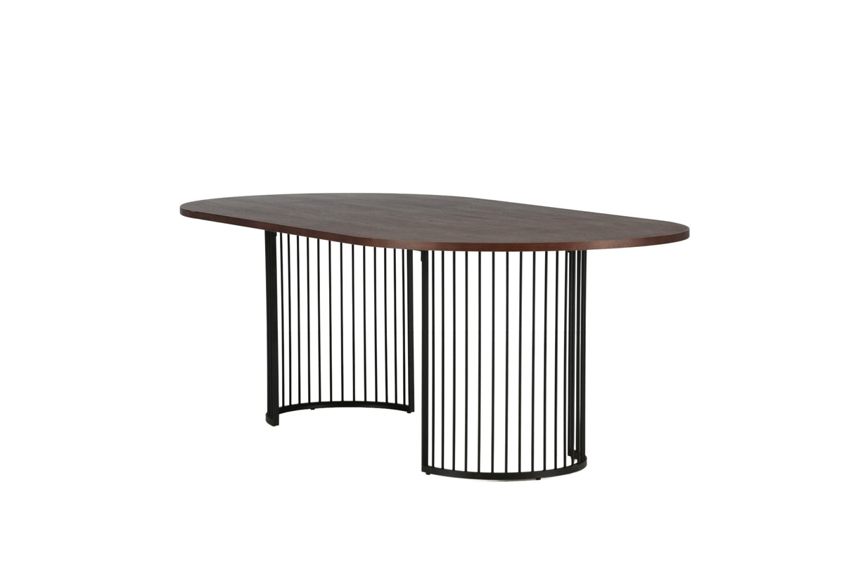 Hamneskär Oval Spisebord 220 x 110 Valnød