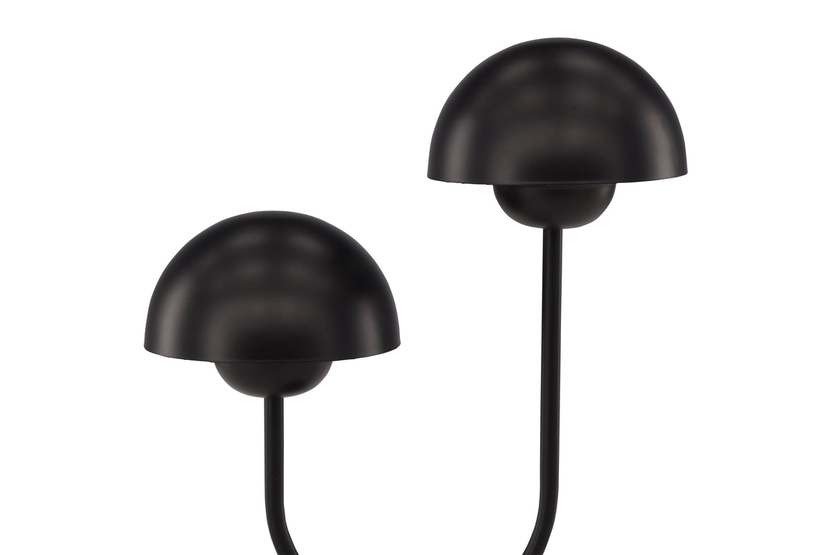 Lyckorna Bordlampe Sort