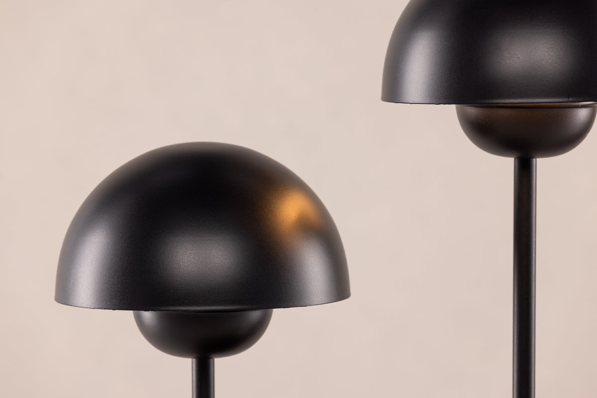 Lyckorna Bordlampe Sort