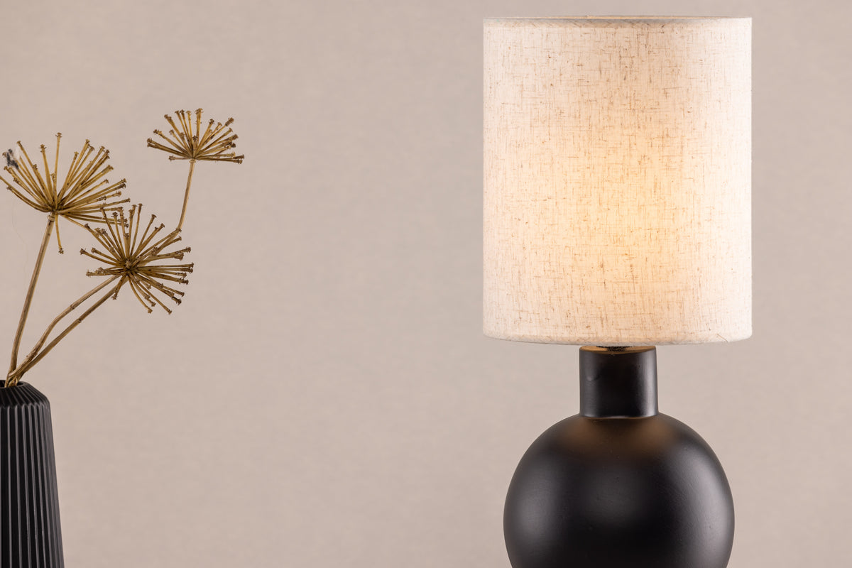 Mysterna Bordlampe Sort