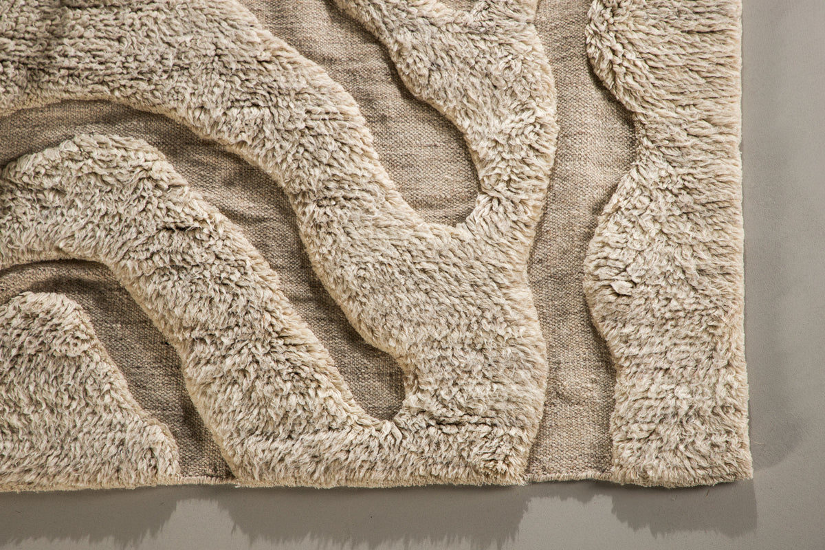 Trondheim x Josefin Lustig Rektangulært Tæppe 400 x 400 Beige