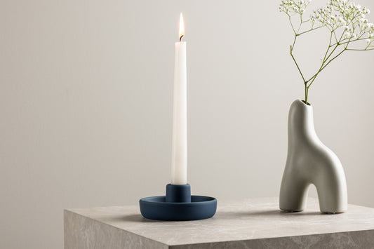 Otis Lysestager ⌀11 Mørkeblå