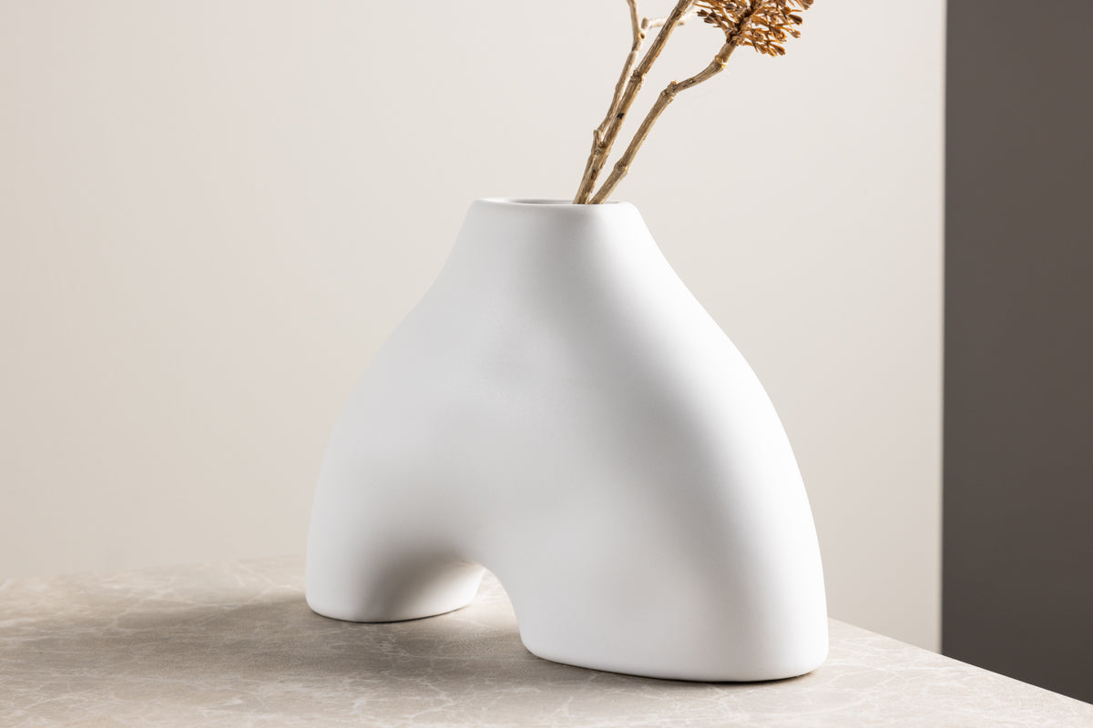 Kento Vase 15 x 21 x 8 Hvid