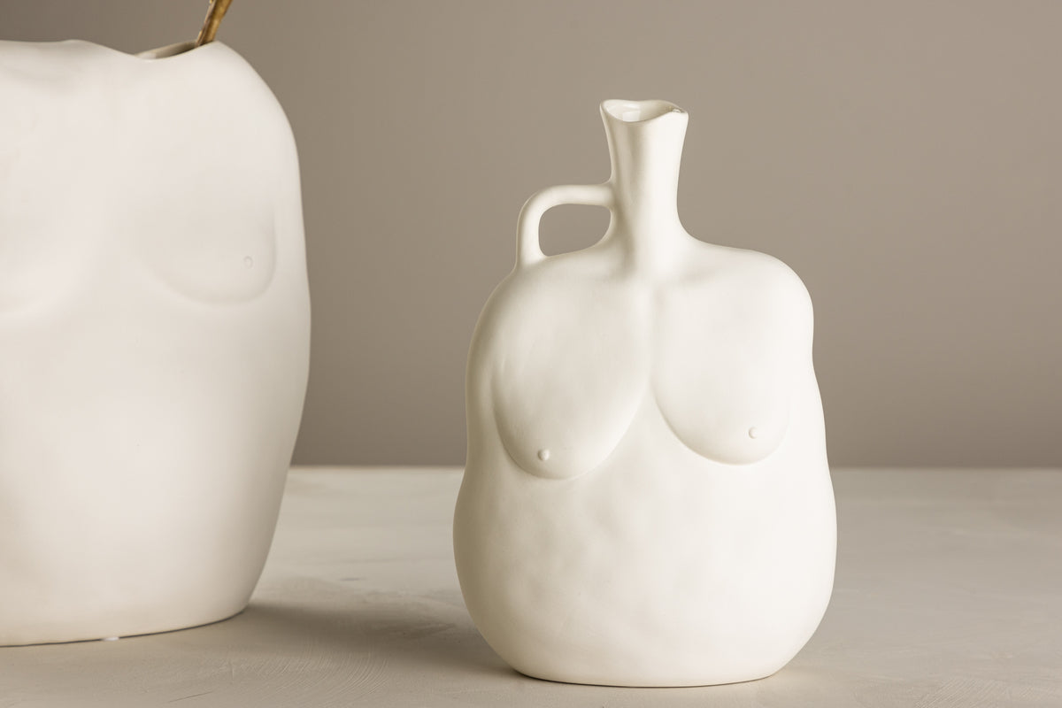 Conta Vase 25 x 17 x 10 Offwhite