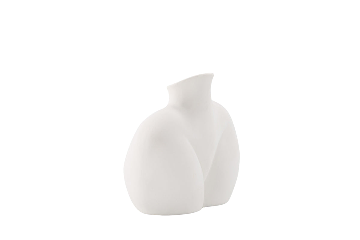 Harvey Vase ø5 Offwhite