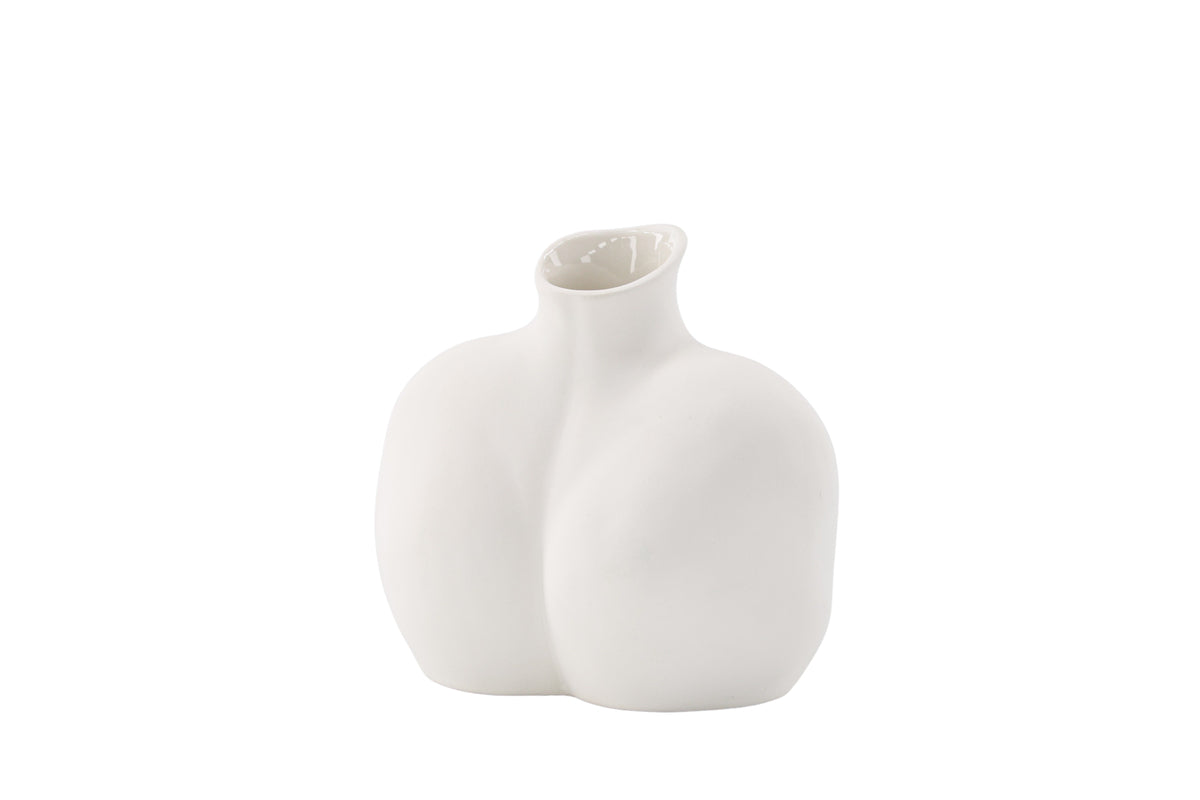 Harvey Vase ø5 Offwhite