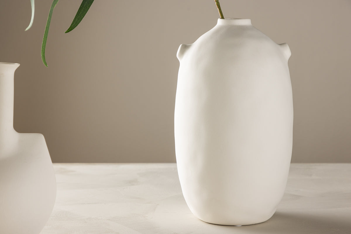 Madi Vase ø17 Offwhite