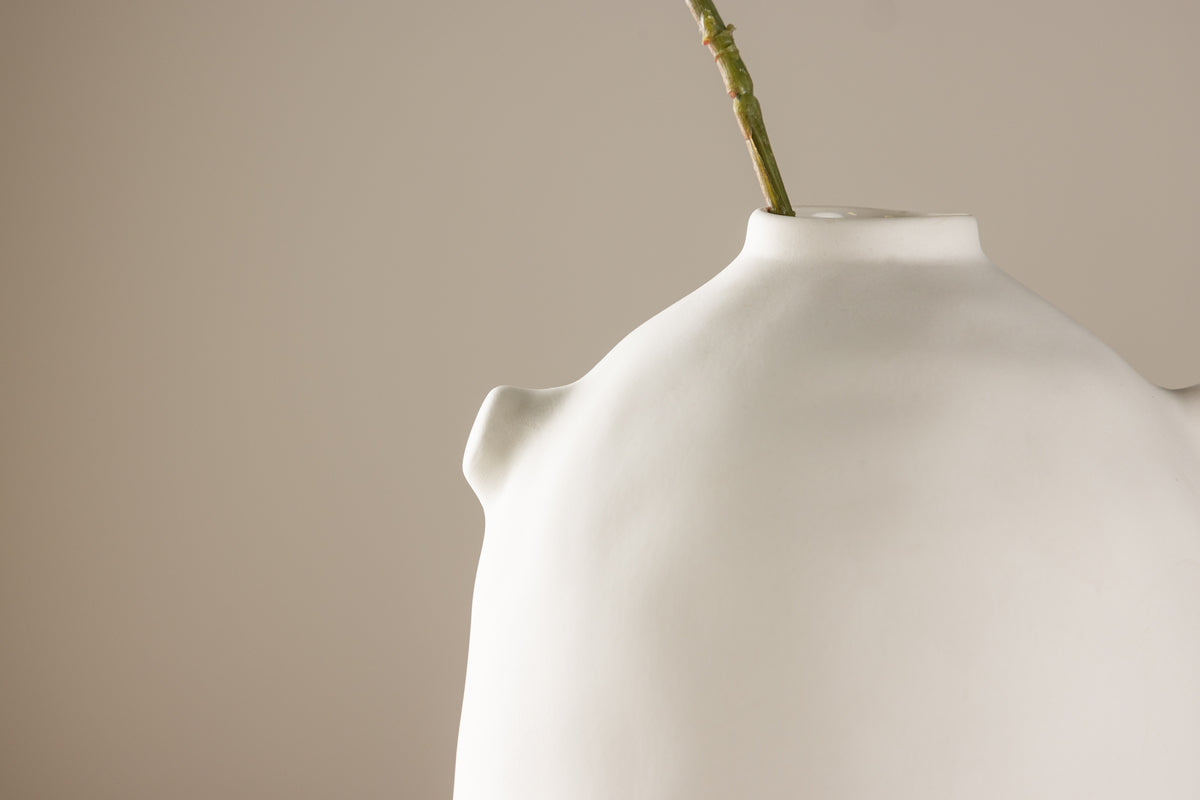 Madi Vase ø17 Offwhite