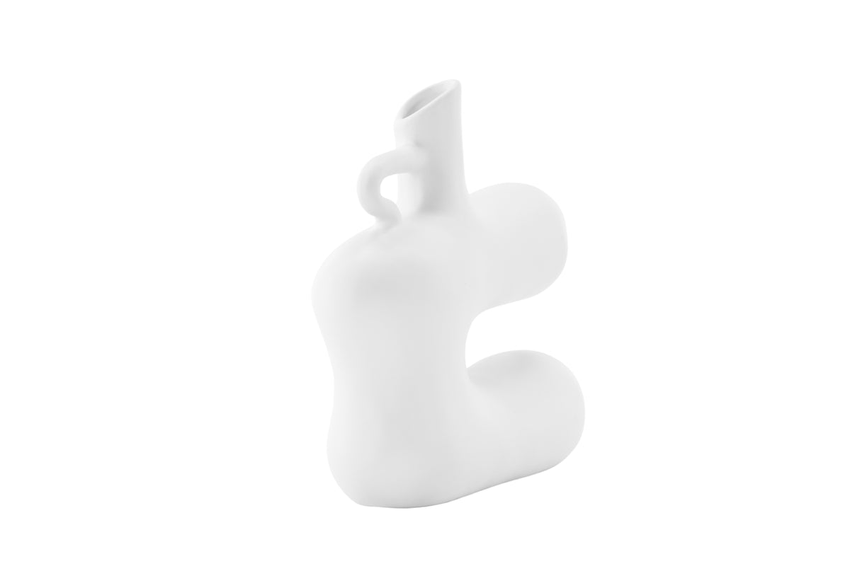 Dity Vase 19 x 18 x 7 Hvid