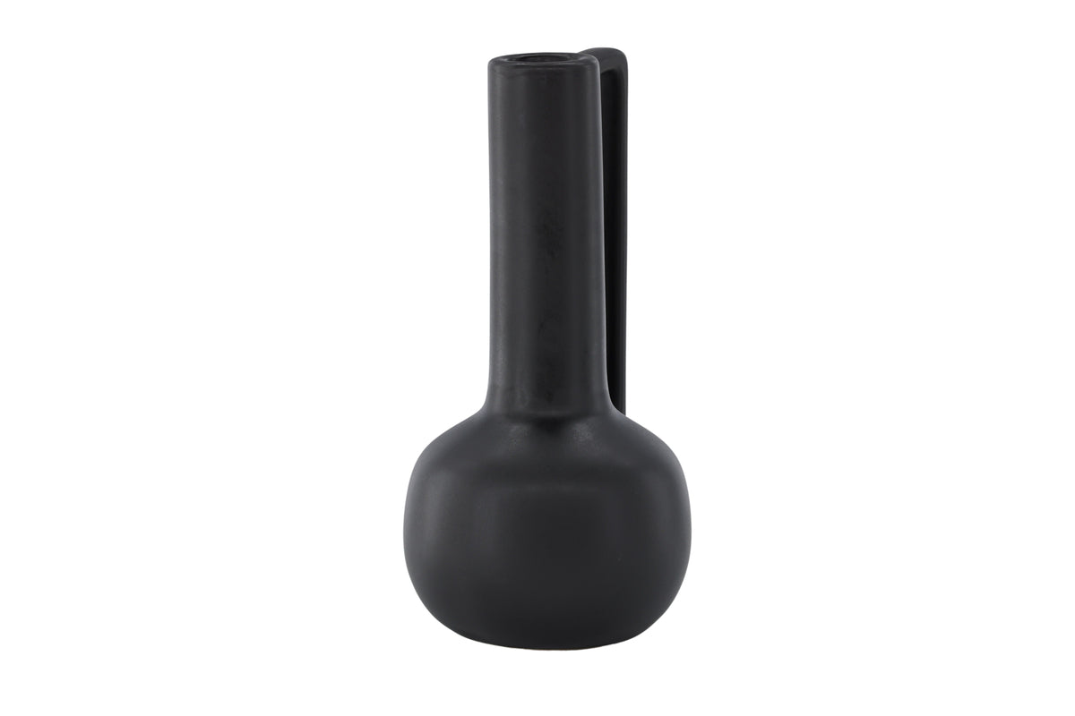 Allis Vase ø18 Sort