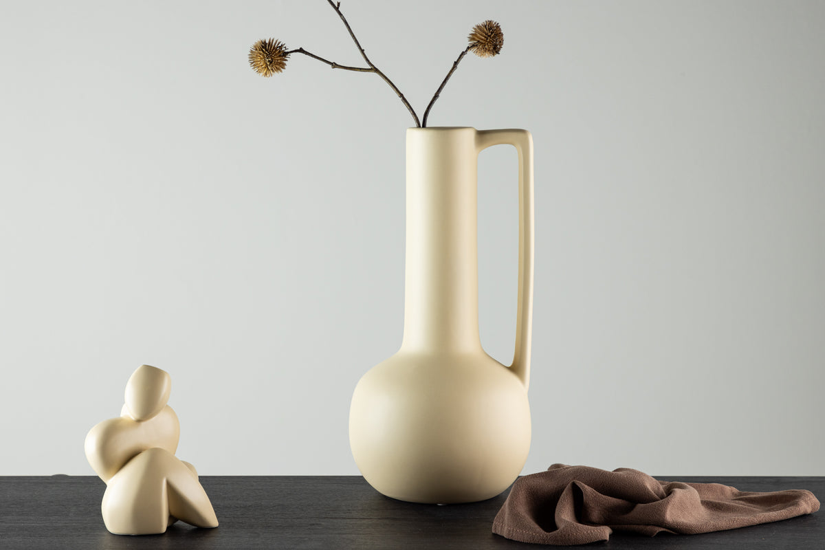 Allis Vase ø18 Gul