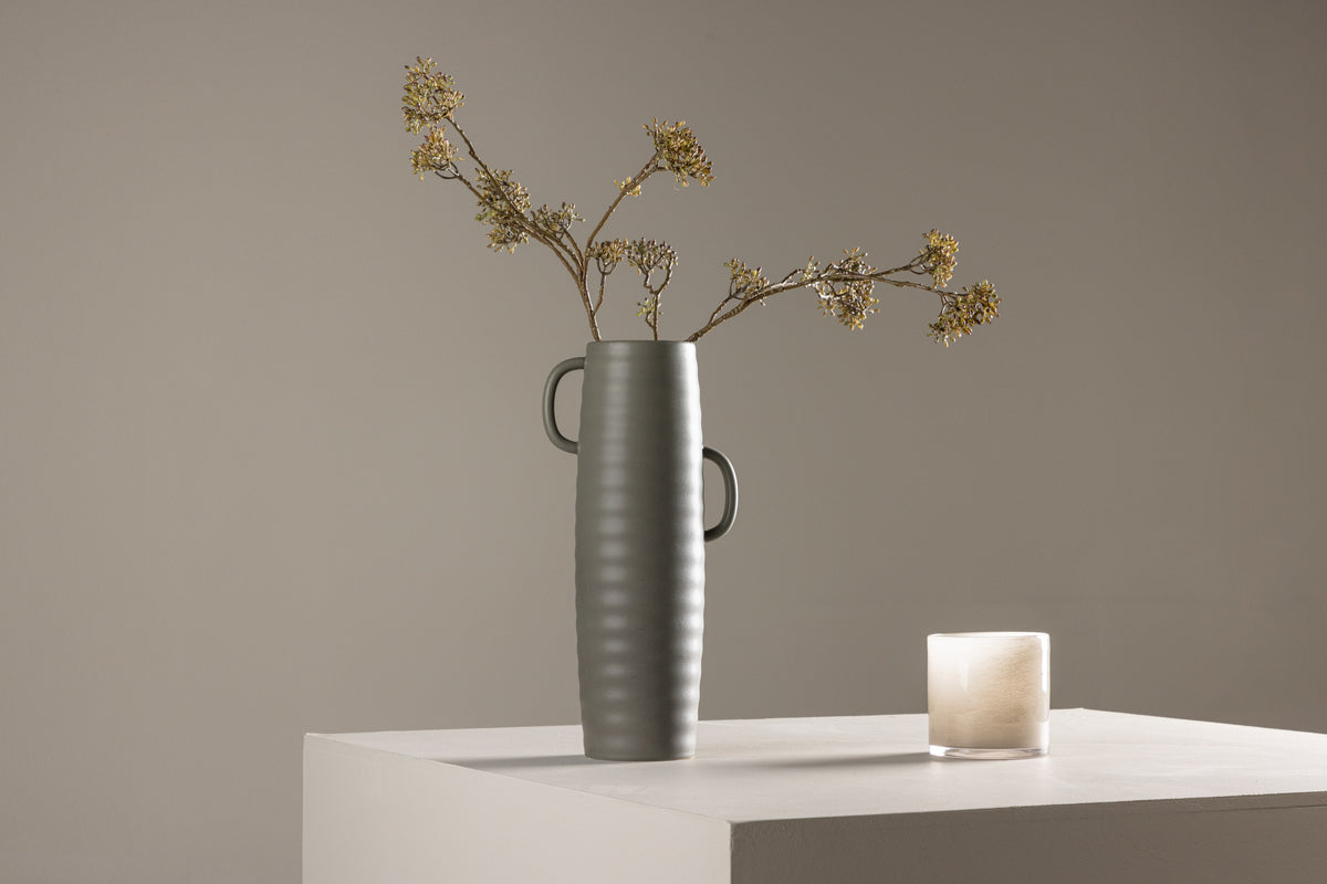 Cent Vase ø13 Mørkegrå