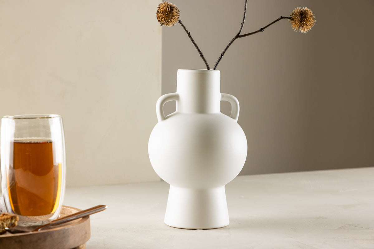 Cent Vase ø16 Hvid
