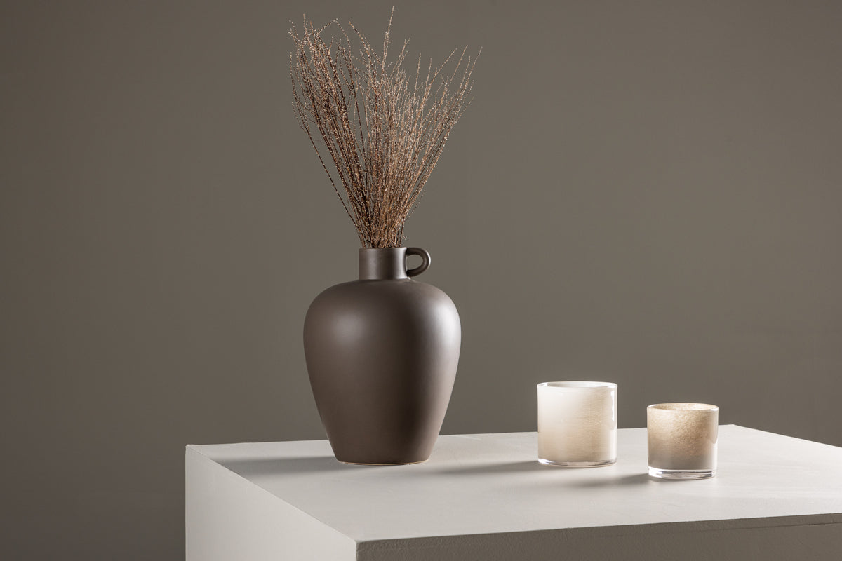 Cent Vase ø24 Brun