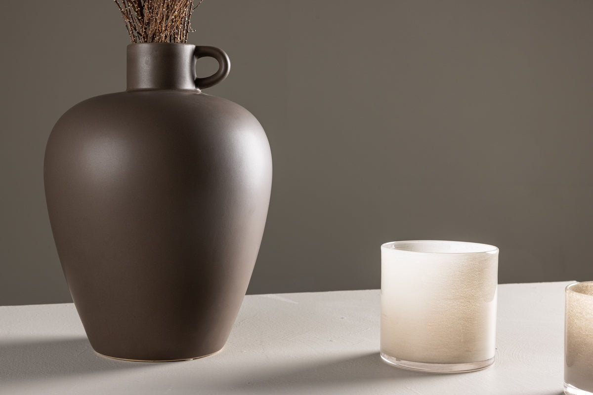 Cent Vase ø24 Brun